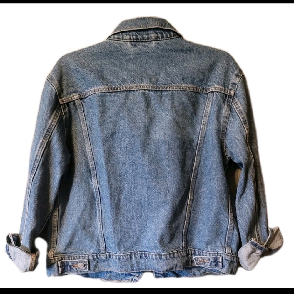 Levi's Women's Trucker Jean Jacket Size Large Grunge Revival - Picture 6 of 6